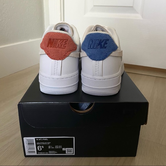 nike air force inside out red and blue